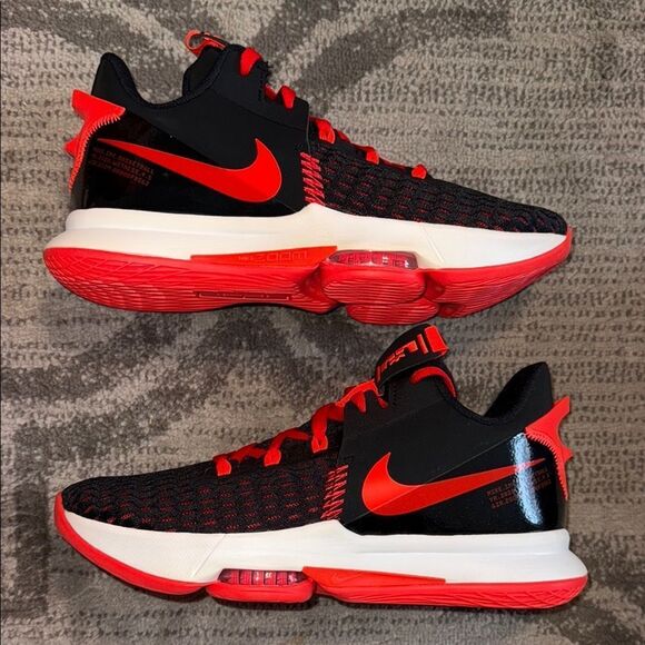 New Nike Lebron Witness 5 ‘Crimson’ CQ9380-005 Men’s Size 10 - Picture 1 of 5